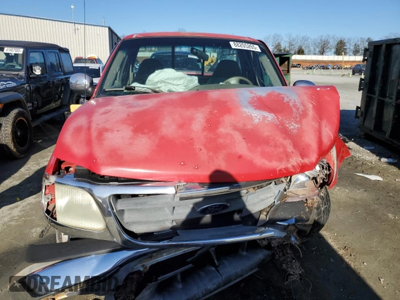 2002 Ford F-150 XL with VIN 1FTRF17W82NA13168, listed as a Copart auction lot 88205265 with Not Provided miles and Salvage Title. Bid and sale history available at carsss.com. Image 5.