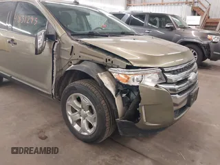 2013 Ford Edge SEL with VIN 2FMDK4JC0DBE09448, listed as a IAAI auction lot 41851293 with 166,501 mi miles. Bid and sale history available at carsss.com. Image 6.