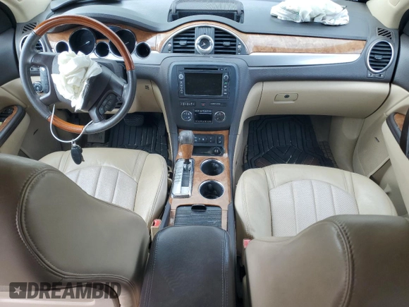 2011 Buick Enclave CXL-1 with VIN 5GAKRBED8BJ204694, listed as a Copart auction lot 44983885 with 143,460 mi miles and Salvage Title. Bid and sale history available at carsss.com. Image 8.