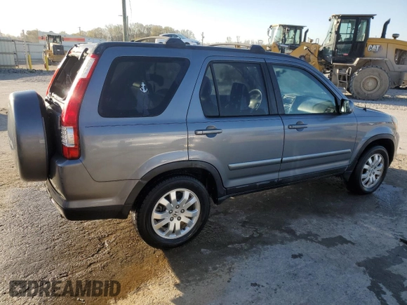2005 Honda CR-V EX SE with VIN SHSRD78955U334534, listed as a Copart auction lot 46624465 with 160,871 mi miles and Salvage Title. Bid and sale history available at carsss.com. Image 3.
