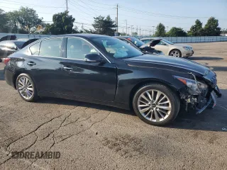 2021 Infiniti Q50 Luxe с VIN JN1EV7BP6MM707714, выставлен на аукционе Copart как лот 66133695 с пробегом 96 010 миль миль и Чистый • Clean title. История ставок и продаж доступна на DreamBid. Изображение 4.