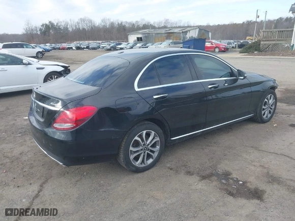 2018 Mercedes-Benz C-Class C 300 with VIN 55SWF4KB7JU249668, listed as a IAAI auction lot 41397270 with 201,391 mi miles. Bid and sale history available at carsss.com. Image 4.