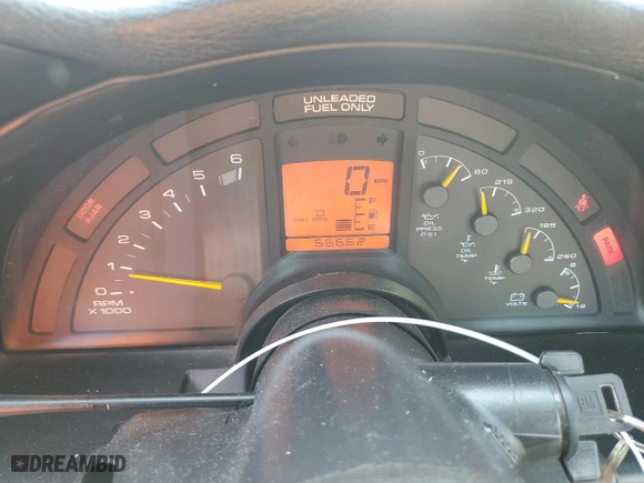 1994 Chevrolet Corvette with VIN 1G1YY22P0R5107401, listed as a Copart auction lot 45577645 with 66,662 mi miles and Salvage Title. Bid and sale history available at carsss.com. Image 9.