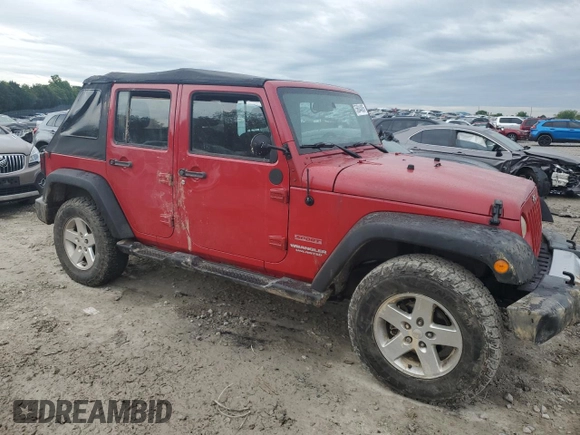 2012 Jeep Wrangler Unlimited Sport z VIN 1C4BJWDG0CL272440, wystawiony jako Copart lot #56044005 z przebiegiem 143 117 mil mil oraz Szkoda całkowita • Salvage title. Historia ofert i sprzedaży dostępna na DreamBid. Obrazek 4.