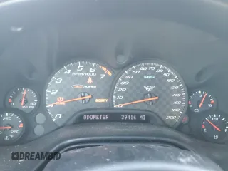 2001 Chevrolet Corvette Z06 with VIN 1G1YY12S615123525, listed as a Copart auction lot 83328064 with 39,416 mi miles and Clean Title. Bid and sale history available at carsss.com. Image 9.