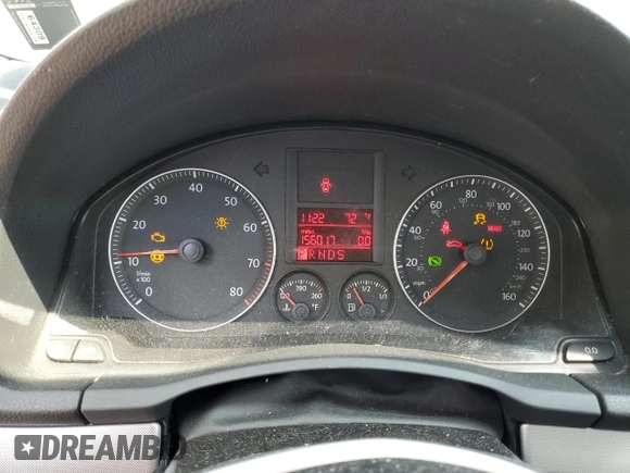 2008 Volkswagen Jetta Wolfsburg Edition with VIN 3VWRJ71K88M185501, listed as a Copart auction lot 62195385 with 156,017 mi miles and Clean title. Bid and sale history available at DreamBid. Image 9.