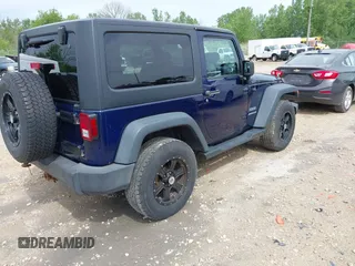 2013 Jeep Wrangler Sport with VIN 1C4AJWAG2DL505655, listed as a IAAI auction lot 42557213 with 185,502 mi miles and . Bid and sale history available at DreamBid. Image 4.