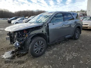 2024 Nissan Pathfinder S z VIN 5N1DR3AC0RC227732, wystawiony jako Copart lot #85180954 z przebiegiem Nie podano mil oraz Szkoda całkowita • Salvage title. Historia ofert i sprzedaży dostępna na DreamBid. Obrazek 1.