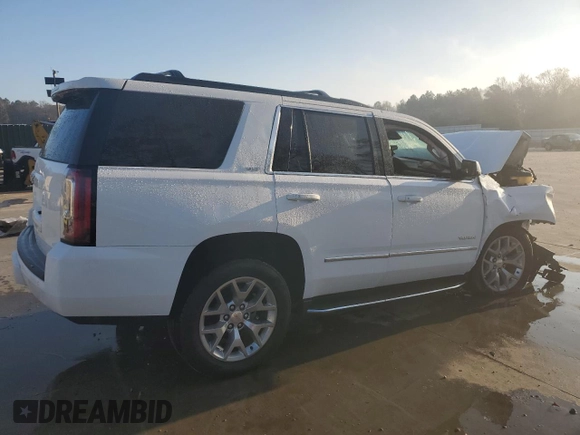2018 GMC Yukon SLT with VIN 1GKS1BKC6JR384246, listed as a Copart auction lot 86987634 with 0 mi miles and Salvage Title. Bid and sale history available at carsss.com. Image 3.