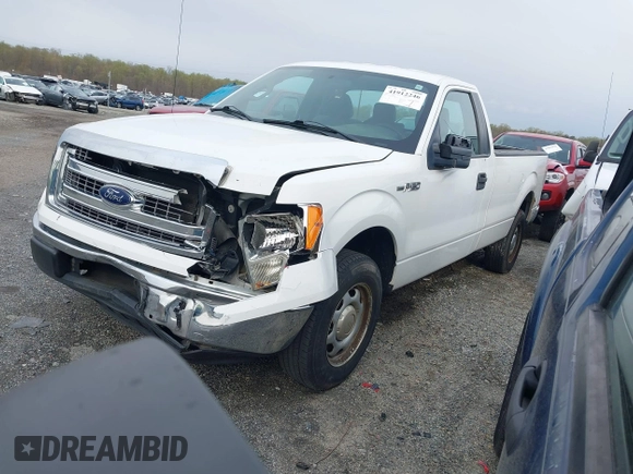 2013 Ford F-150 XL with VIN 1FTNF1CFXDKF22588, listed as a IAAI auction lot 41912246 with 124,416 mi miles. Bid and sale history available at carsss.com. Image 17.