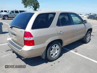 2002 Acura MDX with VIN 2HNYD18272H541171, listed as a IAAI auction lot 42141224 with 254,370 mi miles. Bid and sale history available at carsss.com. Image 4.