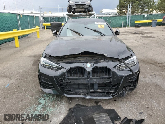 2022 BMW 4 Series M440i xDrive with VIN WBA13AW08NFM18168, listed as a Copart auction lot 55279005 with Not provided miles and Salvage title. Bid and sale history available at DreamBid. Image 5.