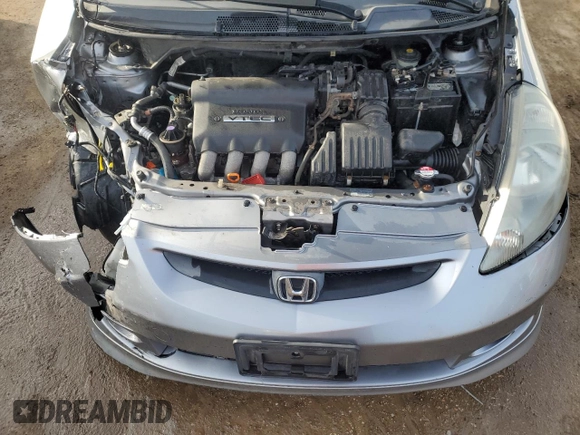 2007 Honda Fit Sport with VIN JHMGD38637S012380, listed as a Copart auction lot 48579455 with 149,907 mi miles and Salvage Title. Bid and sale history available at carsss.com. Image 11.