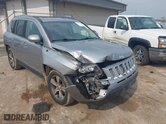 2016 Jeep Compass High Altitude with VIN 1C4NJDEBXGD730764, listed as a IAAI auction lot 42371491 with 125,302 mi miles and . Bid and sale history available at DreamBid. Image 6.