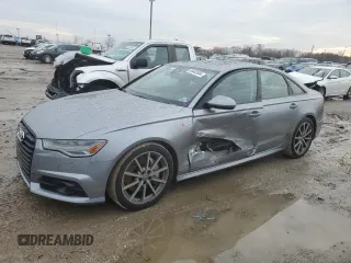 2016 Audi A6 3.0T Prestige with VIN WAUHGAFC1GN068291, listed as a Copart auction lot 86483584 with 109,645 mi miles and Salvage Title. Bid and sale history available at carsss.com. Image 1.