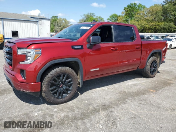 2021 GMC Sierra 1500 Elevation with VIN 3GTU9CETXMG303896, listed as a Copart auction lot 51157655 with 94,474 mi miles and Salvage Title. Bid and sale history available at DreamBid. Image 1.