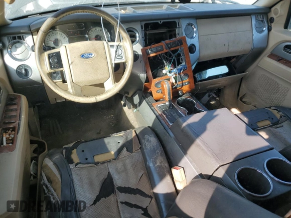 2007 Ford Expedition Max Eddie Bauer with VIN 1FMFK18577LA18641, listed as a Copart auction lot 83966204 with 285,859 mi miles and Salvage Title. Bid and sale history available at DreamBid. Image 8.