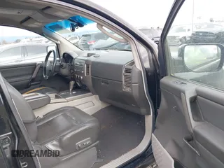 2004 Nissan Titan LE with VIN 1N6AA07A24N549589, listed as a IAAI auction lot 41750807 with 218,118 mi miles and . Bid and sale history available at DreamBid. Image 5.