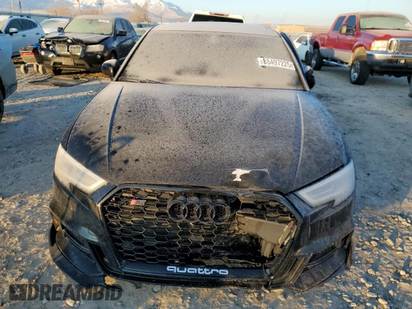 2017 Audi S3 Premium Plus z VIN WAUB1GFF0H1058283, wystawiony jako Copart lot #88497225 z przebiegiem 67 048 mil mil oraz Szkoda całkowita • Salvage title. Historia ofert i sprzedaży dostępna na DreamBid. Obrazek 5.