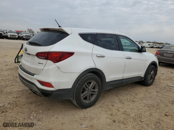 2018 Hyundai Santa Fe Sport 2.4L with VIN 5XYZT3LB5JG568009, listed as a Copart auction lot 85778924 with 109,142 mi miles and Salvage Title. Bid and sale history available at carsss.com. Image 3.