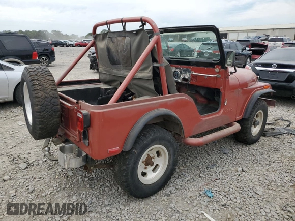 1968 Jeep CJ z VIN J8F83AA076748, wystawiony jako Copart lot #70095104 z przebiegiem 91 907 mil mil oraz Tytuł czysty. Historia ofert i sprzedaży dostępna na DreamBid. Obrazek 3.
