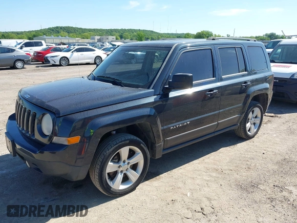 2014 Jeep Patriot Latitude with VIN 1C4NJPFB5ED624378, listed as a IAAI auction lot 42195410 with 234,059 mi miles and . Bid and sale history available at carsss.com. Image 2.