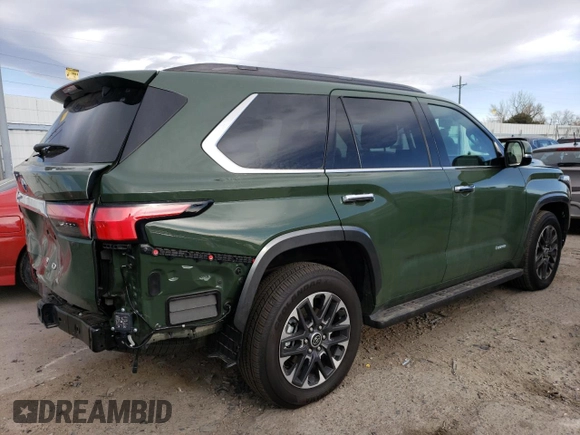 2023 Toyota Sequoia SR5 with VIN 7SVAAABA6PX020399, listed as a Copart auction lot 46362514 with 4,965 mi miles. Bid and sale history available at carsss.com. Image 3.