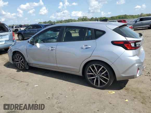 2024 Subaru Impreza Sport with VIN JF1GUAFC8R8238001, listed as a Copart auction lot 72200324 with 25,589 mi miles and Salvage Title. Bid and sale history available at carsss.com. Image 2.