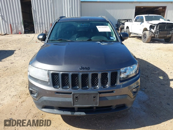 2014 Jeep Compass Sport with VIN 1C4NJCBA4ED880940, listed as a IAAI auction lot 41712357 with 156,171 mi miles. Bid and sale history available at carsss.com. Image 12.