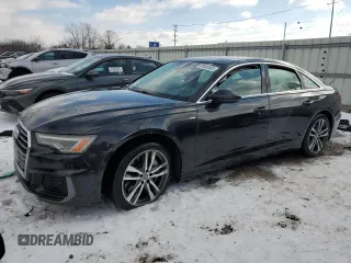 2019 Audi A6 Premium Plus with VIN WAUL2AF29KN061582, listed as a Copart auction lot 88880365 with 0 mi miles and Salvage Title. Bid and sale history available at carsss.com. Image 1.