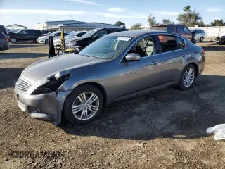 2012 Infiniti G25 Sedan Journey with VIN JN1DV6AP5CM812167, listed as a Copart auction lot 41355555 with 110,744 mi miles and Salvage Title. Bid and sale history available at carsss.com. Image 1.