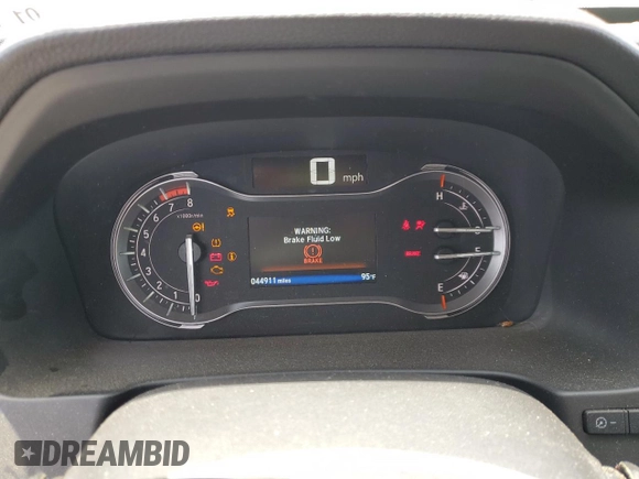 2019 Honda Ridgeline Sport with VIN 5FPYK3F15KB039774, listed as a Copart auction lot 59367535 with 44,911 mi miles and Salvage title. Bid and sale history available at DreamBid. Image 9.