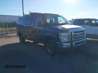 2009 Ford Econoline Cargo with VIN 1FTNE24W89DA29480, listed as a IAAI auction lot 41682087 with 233,137 mi miles and . Bid and sale history available at carsss.com. Image 1.