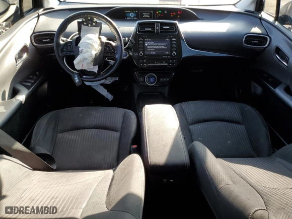 2022 Toyota Prius Prime LE with VIN JTDKAMFPXN3202741, listed as a Copart auction lot 85609764 with 90,309 mi miles and Salvage Title. Bid and sale history available at carsss.com. Image 8.