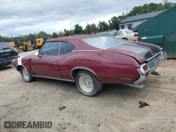 1971 Oldsmobile Cutlass with VIN 336871R112067, listed as a Copart auction lot 79889404 with Not Provided miles and Clean Title. Bid and sale history available at DreamBid. Image 2.