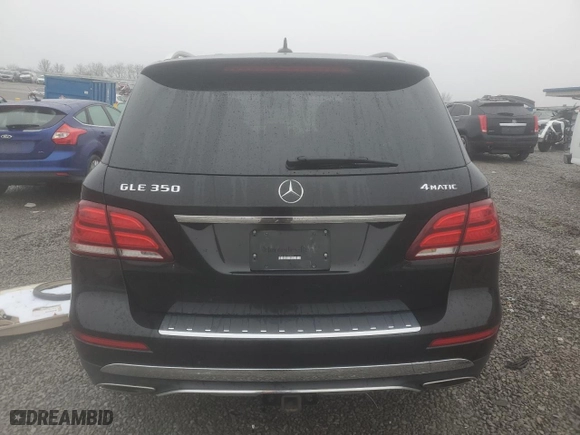 2016 Mercedes-Benz GLE with VIN 4JGDA5HB4GA725733, listed as a Copart auction lot 44944975 with 107,335 mi miles and Salvage Title. Bid and sale history available at carsss.com. Image 6.