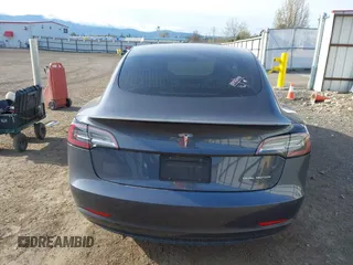 2020 Tesla Model 3 Long Range with VIN 5YJ3E1EB3LF801834, listed as a IAAI auction lot 42015079 with 47,793 mi miles. Bid and sale history available at carsss.com. Image 16.