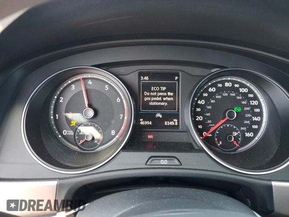 2020 Volkswagen Atlas S with VIN 1V2AC2CA0LC200471, listed as a Copart auction lot 60123715 with 46,994 mi miles and Salvage title. Bid and sale history available at DreamBid. Image 9.