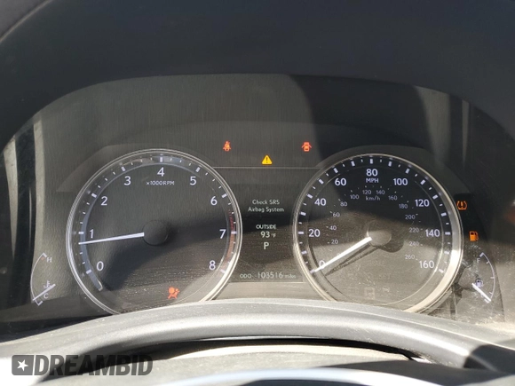 2013 Lexus GS 350 with VIN JTHCE1BL5D5005648, listed as a Copart auction lot 72401814 with 103,516 mi miles and Salvage Title. Bid and sale history available at carsss.com. Image 9.