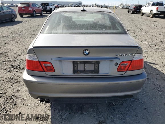 2006 BMW 3 Series 330Ci with VIN WBABD53476PL17585, listed as a Copart auction lot 62957774 with 171,401 mi miles and Salvage Title. Bid and sale history available at carsss.com. Image 6.