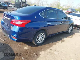 2018 Nissan Sentra SV with VIN 3N1AB7AP7JL643987, listed as a IAAI auction lot 42070616 with 199,273 mi miles. Bid and sale history available at carsss.com. Image 4.