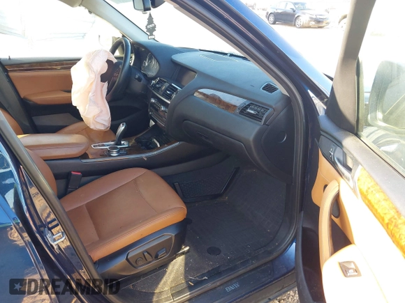2017 BMW X3 xDrive28i with VIN 5UXWX9C55H0T09474, listed as a IAAI auction lot 42060029 with 118,123 mi miles and . Bid and sale history available at DreamBid. Image 5.