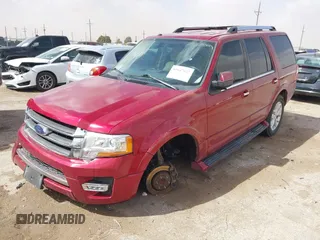 2016 Ford Expedition Limited with VIN 1FMJU1KT5GEF07362, listed as a IAAI auction lot 41647643 with 208,133 mi miles and . Bid and sale history available at DreamBid. Image 2.
