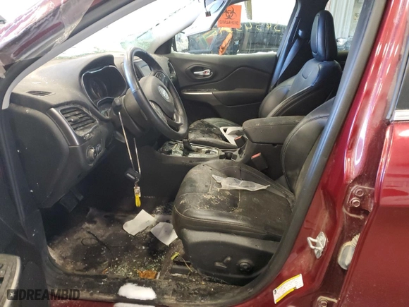 2019 Jeep Cherokee Latitude Plus with VIN 1C4PJMLX6KD156518, listed as a Copart auction lot 85793724 with 0 mi miles and Salvage Title. Bid and sale history available at carsss.com. Image 7.