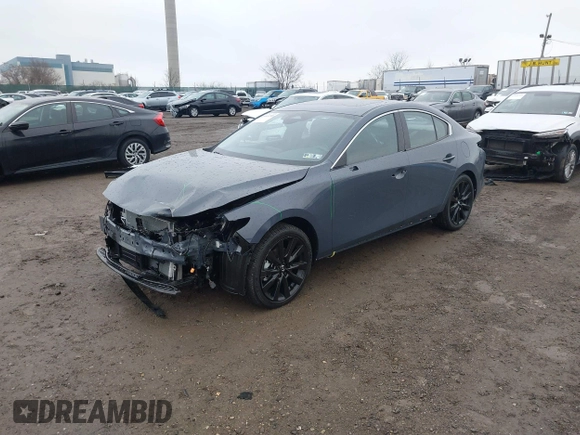2025 Mazda 3 S Carbon Edition with VIN JM1BPBCM4S1760993, listed as a IAAI auction lot 41446098 with 102 mi miles and . Bid and sale history available at DreamBid. Image 18.