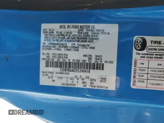 2013 Ford Mustang V6 with VIN 1ZVBP8AM2D5240418, listed as a Copart auction lot 50579625 with 171,998 mi miles and Salvage title. Bid and sale history available at DreamBid. Image 12.