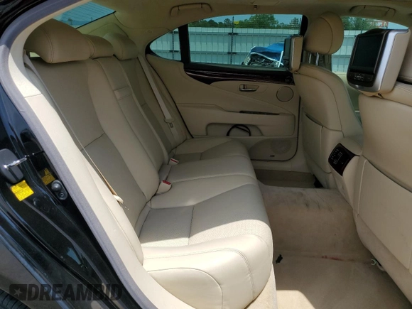2012 Lexus LS 460 L with VIN JTHGL5EF5C5045506, listed as a Copart auction lot 56993715 with 141,923 mi miles and Salvage title. Bid and sale history available at DreamBid. Image 10.