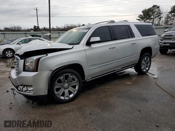 2019 GMC Yukon XL Denali with VIN 1GKS2HKJ6KR303603, listed as a Copart auction lot 45201225 with Not Provided miles and Salvage Title. Bid and sale history available at DreamBid. Image 1.