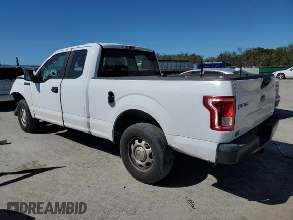 2015 Ford F-150 XL with VIN 1FTEX1CF5FKE34886, listed as a Copart auction lot 47981875 with 341,002 mi miles and Salvage Title. Bid and sale history available at carsss.com. Image 2.