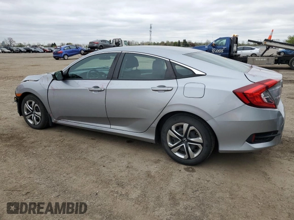2017 Honda Civic LX z VIN 2HGFC2F51HH011825, wystawiony jako Copart lot #56276965 z przebiegiem 136 266 mil mil oraz Szkoda całkowita • Salvage title. Historia ofert i sprzedaży dostępna na DreamBid. Obrazek 2.